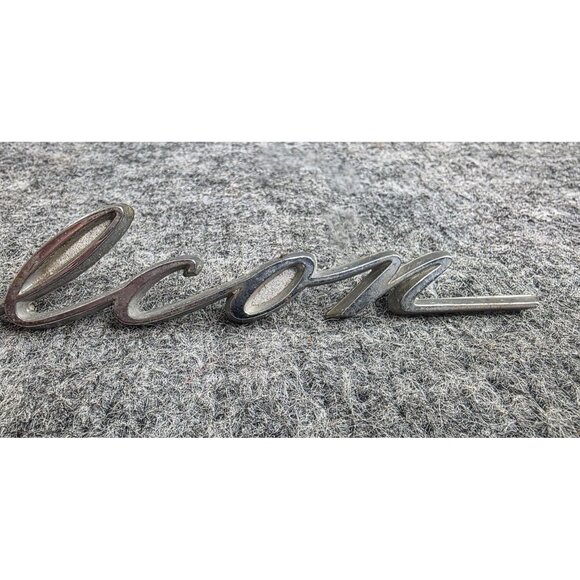 Vintage Ford Falcon Chrome Emblem Badge Ornament Long Classic Car Accessory - Picture 4 of 8